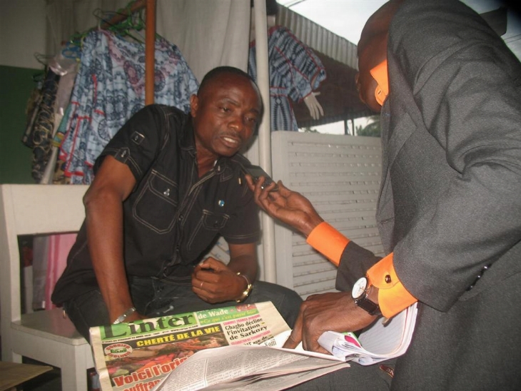 Ouattara Aboubakare Mavin, président de l’Union des Victimes des déchets toxiques d’Abidjan et banlieue: 